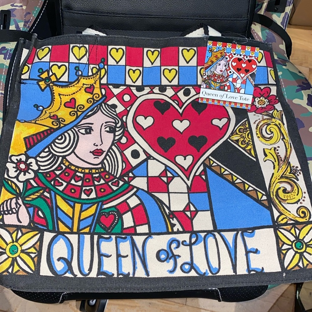 Brighton Queen of Love Tote - D30187 - 2019 Canvas Tote - NWT Tom Clancy Design
